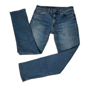 LEVIS Premium Performance Jeans Lot 511 Medium Wash Blue Stretch Size 32 x 34